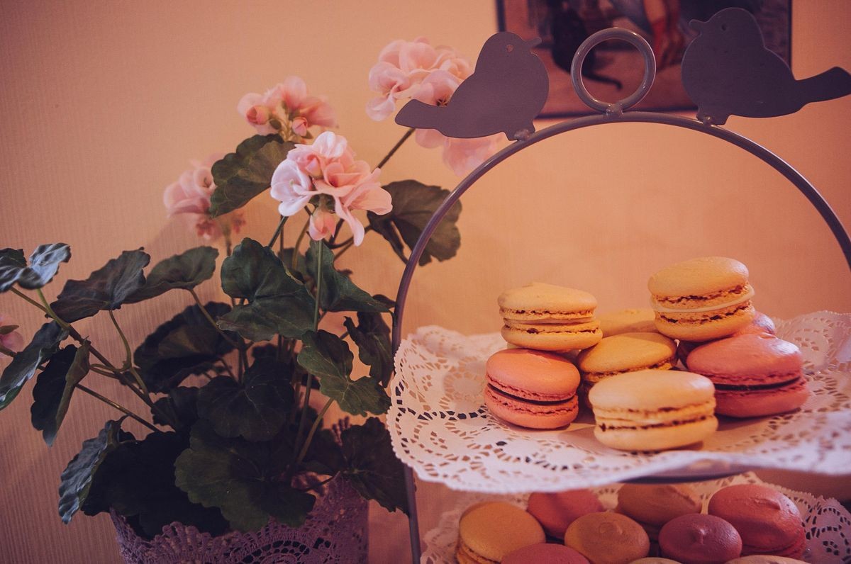 macaroons for sale, photo for bakery menu